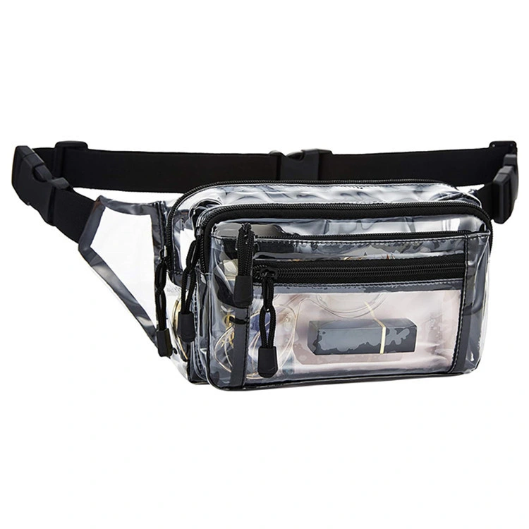 Waterproof Fashion Clear for Women Men Waist Bag with Adjustable Strap Belt Bag for Festival Games Travel