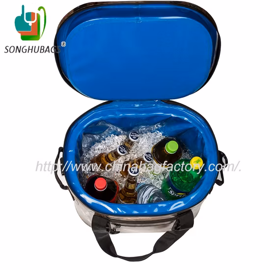 Унисекс Новая мода Классический брезент из ПВХ большой емкости Открытый Крытый Кемпинг Пикник Камуфляж Спортивная водонепроницаемая сумка-холодильник B