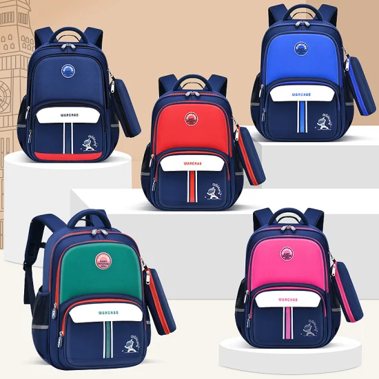 Оптовая продажа на заказ школьная сумка детские канцелярские принадлежности подарок высокого качества водонепроницаемый рюкзак