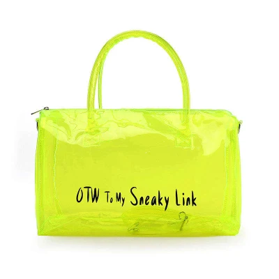 Пользовательский логотип, модная женская дорожная прозрачная спортивная сумка из ТПУ, ПВХ, большая вместительная водонепроницаемая спортивная спортивная сумка для спортзала
